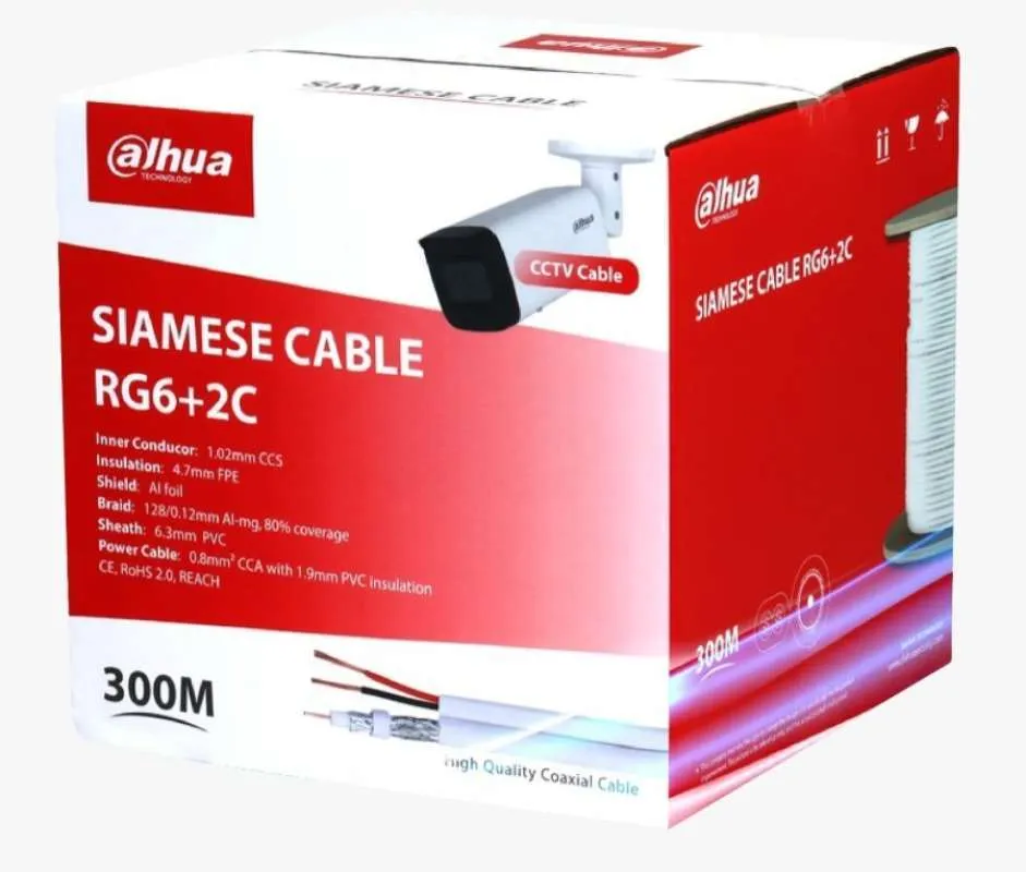 KABEL COAXIAL RG6+P ECERAN DAHUA